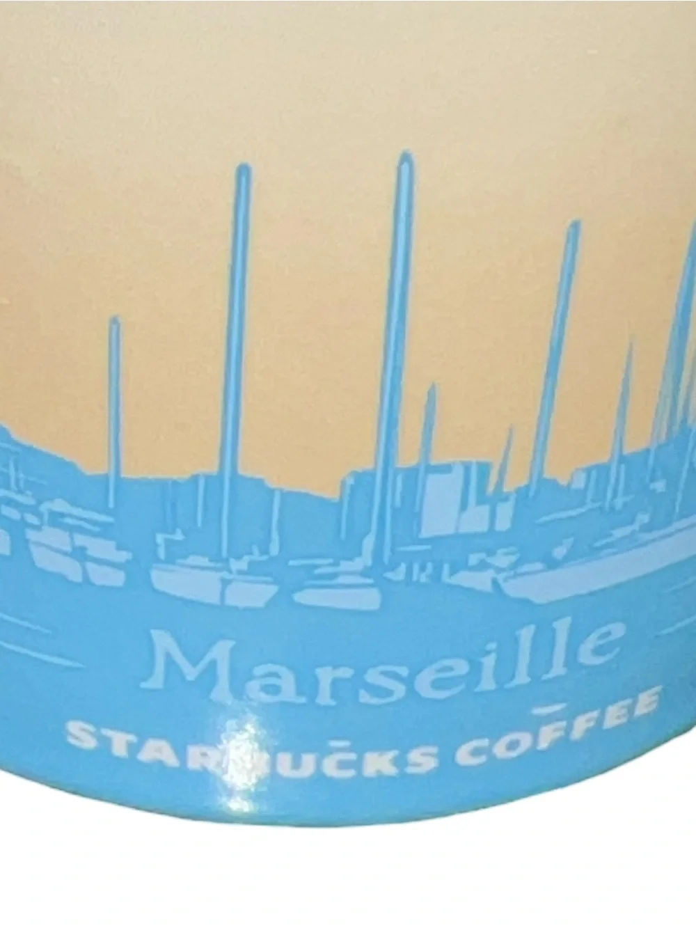 Starbucks Mug France Marseille Global Collection series 16 Oz Coffee Cup 2013